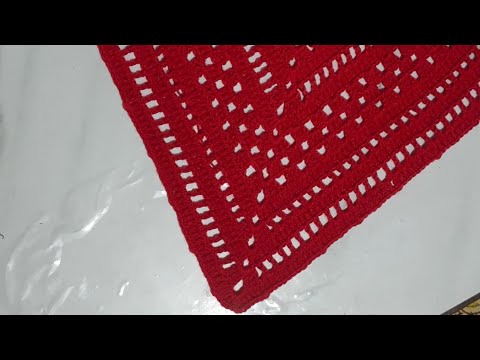 How to crochet a triangle shawl for beginners, crochet a new granny triangle shawl