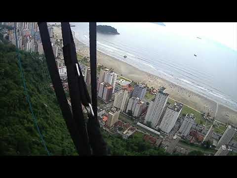 Paraglider - Voo 21(pousando na rampa) - São Vicente