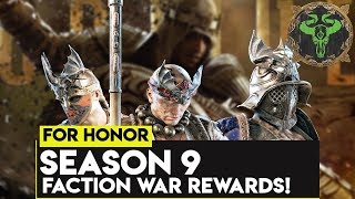 For Honor: SEASON 9 FACTION WAR REWARDS!