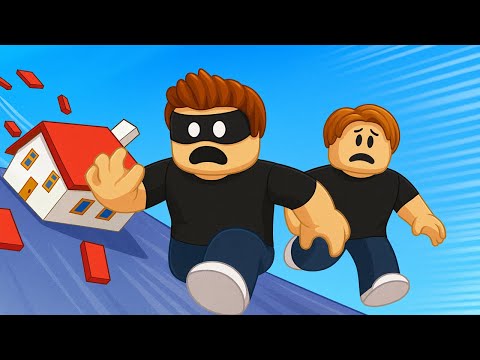 A CASA CAIU NO SLIDE HOUSE TUMBLE 😱🏠