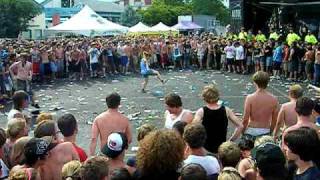 Attack Attack!-3 way wall of death!!!!!! Dr. Shavargo Pt.3 live at warped tour 2010 cincinnati, oh.