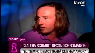 Chispa y Claudia Schmidt sorprenden con romance