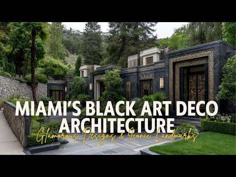 Miami’s Black Art Deco Architecture Glamorous Designs & Iconic Landmarks