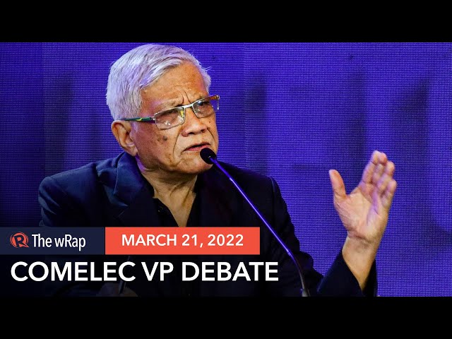 In vice presidential debate, it’s Walden Bello vs Comelec