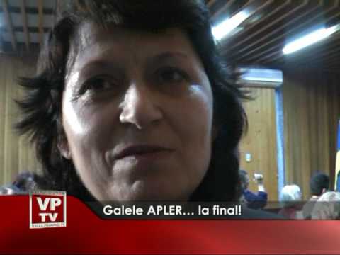 Galele APLER… la final!