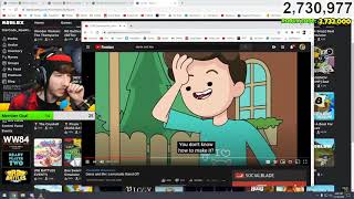 KREEKCRAFT REACTS TO DENIS AND ME CARTOON SHOW