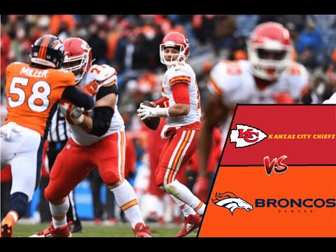 Patrick Mahomes First Start! Kansas City Chiefs vs Denver Broncos Week 17 2017 FULL GAME