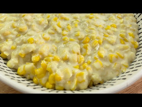 MY FAVORITE WAY TO EAT CORN 🌽/OLD SCHOOL HONEY BUTTER CREAMY SKILLET  CORN /EXCELLENT SIDE DISH