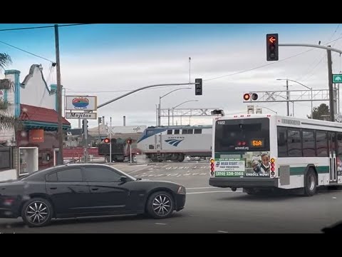 VIDEO: Fiery Amtrak Crash - Train Hits Vehicle On Tracks In Oakland