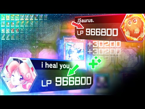 I Healed Myself & Opponent to 999999+ LP, then SCAMMED HIM (Yu-Gi-Oh! Master Duel)