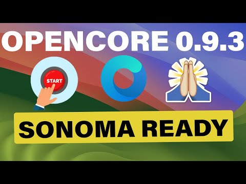 🔥 #OPENCORE 0.9.3 PRONTO PARA O SONOMA 👉 ATUALIZE AGORA DE FORMA FÁCIL E SIMPLES SEU #HACKINTOSH  👊