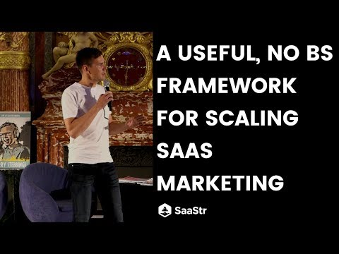 A Useful Framework for Scaling SaaS Marketing