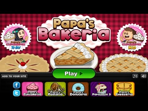 Papa's Bakeria - Papa Louie 10th Anniversary By Flipline Studios Walkthrough - YouTube