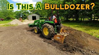 John Deere Tractor Builds A Parking Lot - It's Basically A Bulldozer!
