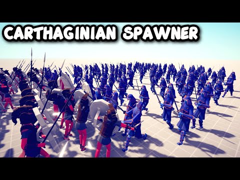CARTHAGINIAN SPAWNER Vs EVERY UNITS - TABS - Totally Accurate Battle Simulator