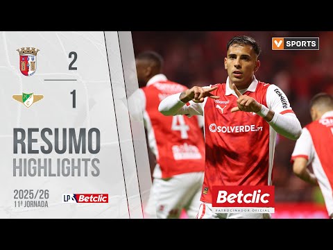 Resumo: Braga 2-1 Moreirense (Liga 25/26 #11)