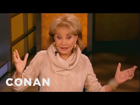 Barbara Walters Reveals Her Vibrator's Name | CONAN on TBS