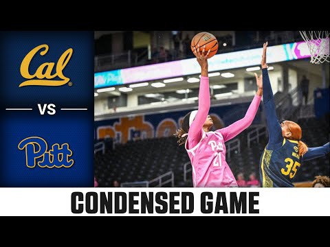 Cal vs. Pitt Condensed Game | 2025-26 ACC Women's Basketball