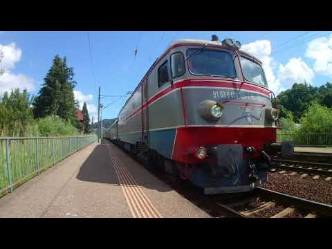 Trenul Inter Regio 473 🚄 in viteza prin halta Poiana Tapului