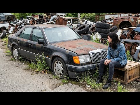 ASMR Car Restoration Full Rebuild of Black Mercedes-Benz W124 500E 1992 from new