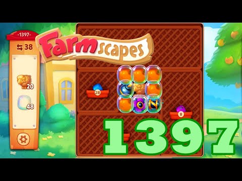 Farmscapes Level 1397 HD Gameplay Walkthrough | 3 - match game | android | ios | pc | GameGo Game