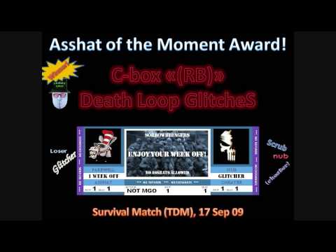 Tournament Glitcher C-box Shows his Azz to the MGO World