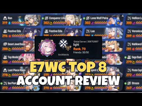 E7WC 2025 TOP 8 ACCOUNT REVIEW / STATS VIDEO