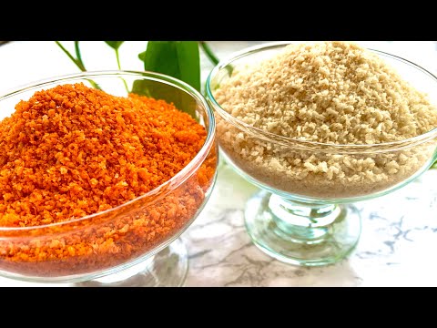 2 Easy Bread Crumbs Recipe | Panko Bread Crumbs
