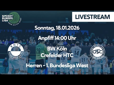 Herren - 1. Bundesliga West - BW Köln vs. Crefelder HTC (8. Spieltag - Hallensaison 2025/2026)