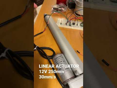LINEAR ACTUATOR 12V 250MM - 30mm/s