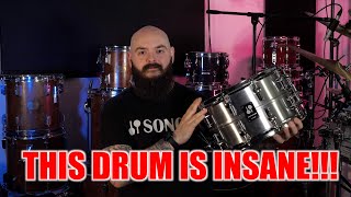 Video thumbnail for SONOR kompressor 14x8 Aluminium Snare Drum Demo by James Chapman