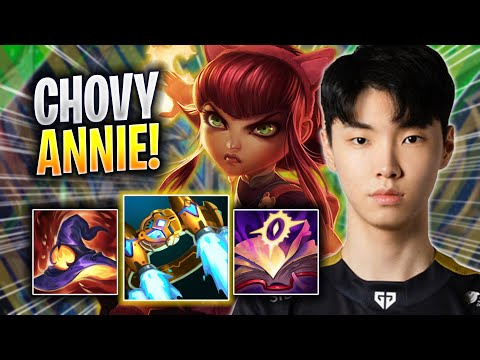 CHOVY PERFECT GAME WITH ANNIE! - GEN Chovy Plays Annie MID vs Ekko! | Season 2023