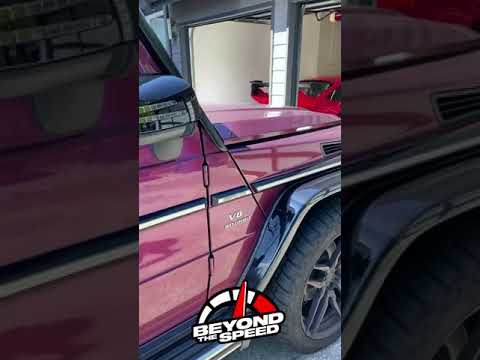 Thumbnail for I’m obsessed with the chameleon paint on this G Wagon 😍  👀 #mercedes #shorts