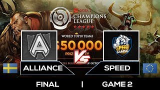 Alliance vs Speed.int Champions League Final Game 2 Dota 2 Highlights