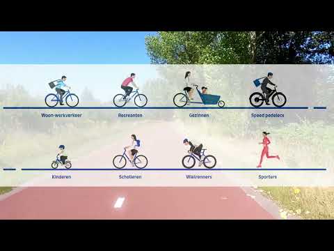 The F35 cycling highway  - Nijverdal, The Netherlands