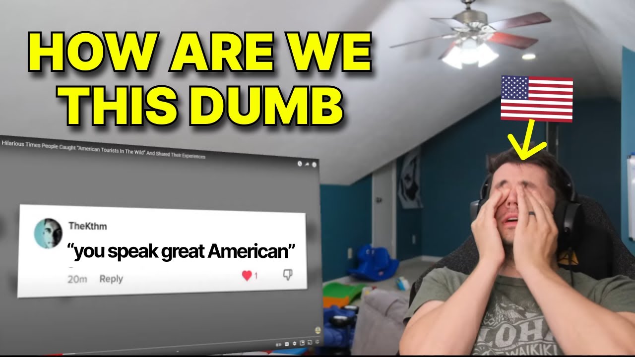 American reacts to How Stupid are Americans? [part 1]
