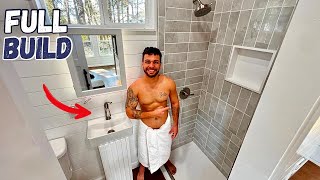 How I Built A Luxury Tiny Home Bathroom From Start To Finish