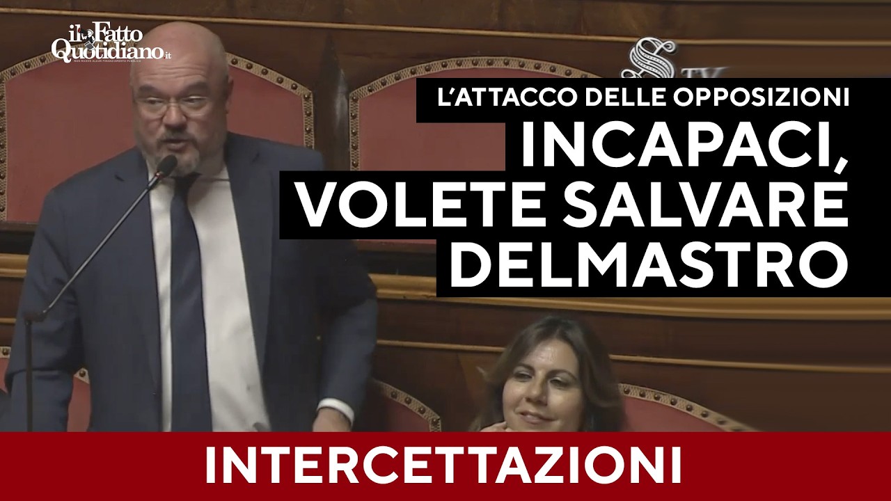 Emendamento intercettazioni, le opposizioni insorgono: “Incapacità”, “Salvate Delmastro”
