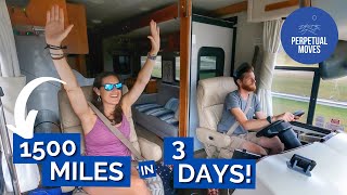 Cross Country RV Road Trip: 1500 Miles in 3 Days [part 2]