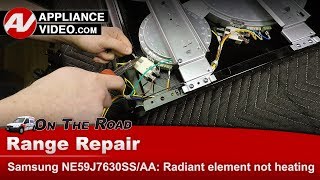 Samsung Stove Repair: Radiant Element Not Heating - Single Radiant Element