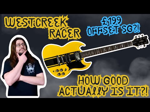 Can a £199 guitar from AMAZON be any good?! - Westcreek Racer Guitar Demo & Review