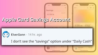 Apple Card Savings account not showing up? Here