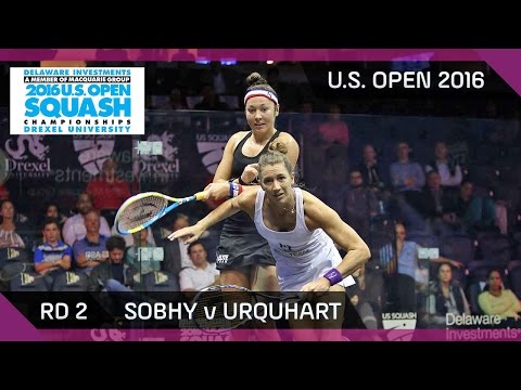 Squash: Sobhy v Urquhart - U.S. Open 2016 - Rd 2 Highlights