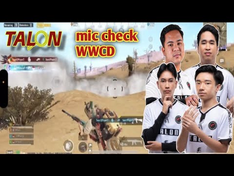 mic check WWCD TALON ESPORTS TOURNAMENT PUBG MOBILE Indonesia #pubgmobile #miccheck #talonesports