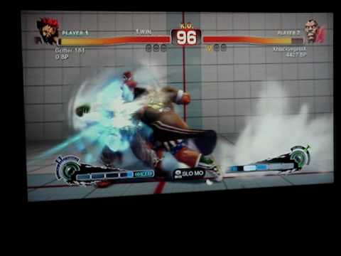 SSF4: XblackvegetaX (Rog) vs Grifter 181 (Akuma) - GAF Endless Battle Mode - Set 1