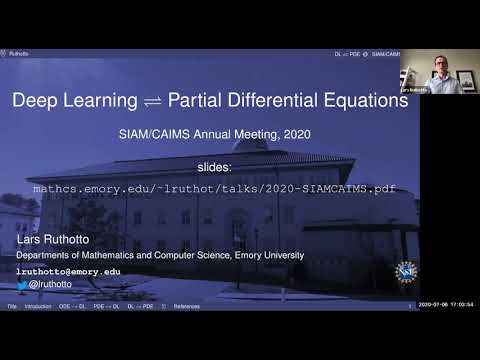 AN20: Partial Differential Equations Meet Deep Learning: Old Solutions for New Problems & Vice Versa