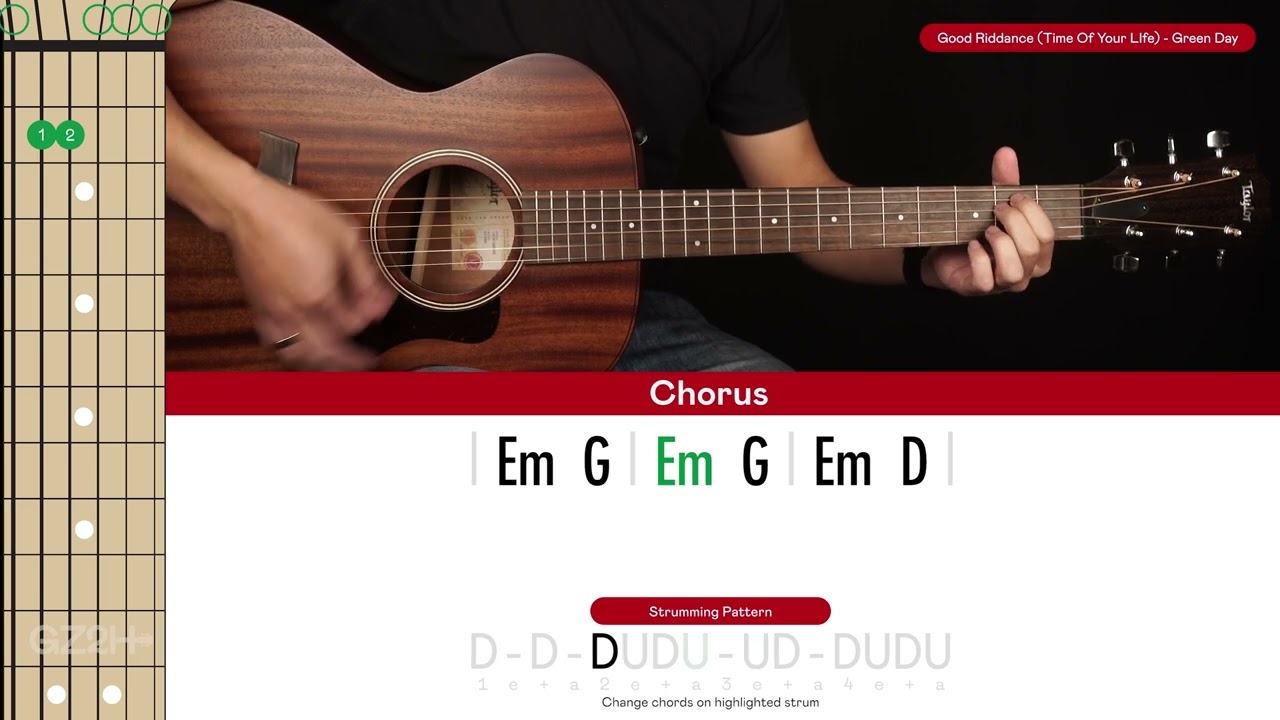 Good Riddance (Time Of Your Life) Guitar Cover Green Day 🎸|Tabs + Chords|