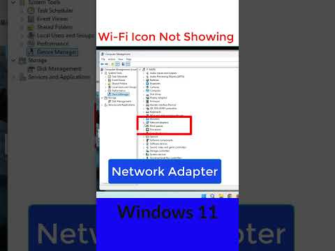 Исправление проблемы с отображением значка Wi-Fi в Windows 11.