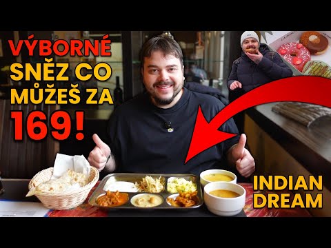 VÝBORNÉ INDICKÉ ALL YOU CAN EAT ZA 169!🤩INDIAN DREAM HODONÍN | RAKVIČKA Z RETRO MLÉČŇÁKU A DONUTY🤤