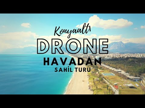 Konyaaltı Beach Antalya Turkey Drone Video